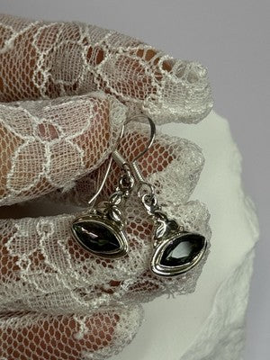 925 Sterling Silver Alexandrite Earrings Length 1.3 Inch