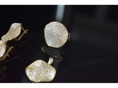 925 Sterling Silver CZ Set