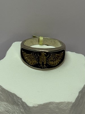 Vintage Otto 925 Sterling Silver Eagle Ring Size 12.5
