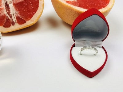 925 Sterling Silver CZ Ring Size 6.5