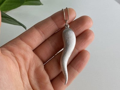925 Sterling Silver "Weightlessness" Сhain with pendant