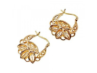 925 Sterling Silver Gold Plated Earrings