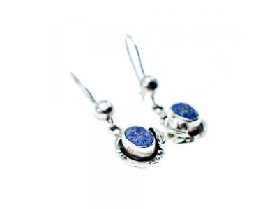 925 Sterling Silver Sodalite Earrings