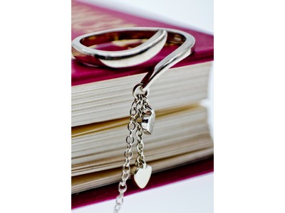 925 Sterling Silver "hearts" Ring Size Adjustable