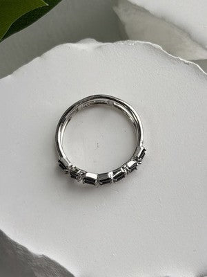 Bomb Party 925 Sterling Silver Tourmaline Ring Size 10