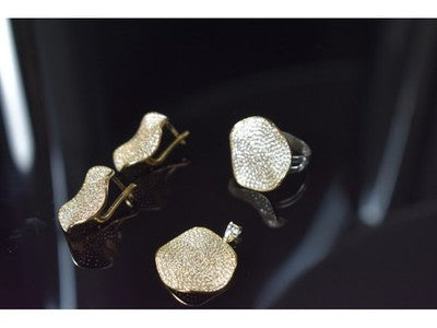 925 Sterling Silver CZ Set