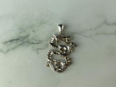 925 Sterling Silver "Dragon" Pendant