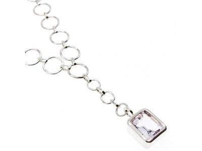 925 Sterling Silver Tanzanite Necklace