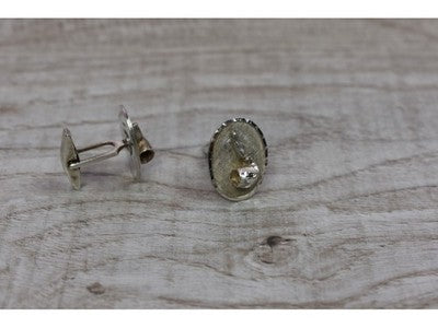 Men's Vintage 925 Sterling Silver Cufflinks Mexico
