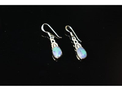 925 Sterling Silver Multicolor Jasper Earrings
