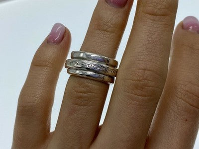 925 Sterling Silver "Spinner" Ring Size 5.5