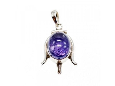 925 Sterling Silver Agate Pendant