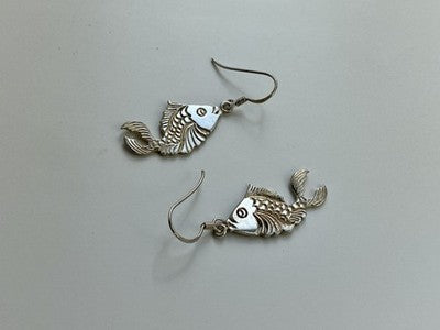 925 Sterling Silver "Fishes" Earrings