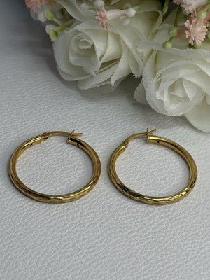 925 Sterling Silver Gold Plated Earrings Length 1.25 Inch