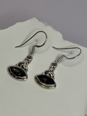 925 Sterling Silver Alexandrite Earrings Length 1.3 Inch