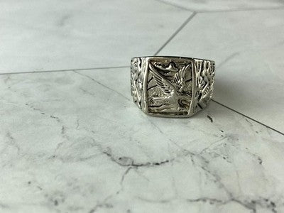 Men'S 925 Sterling Silver "Eagle" Ring Size 9
