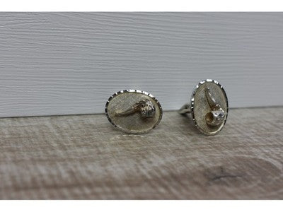 Men's Vintage 925 Sterling Silver Cufflinks Mexico
