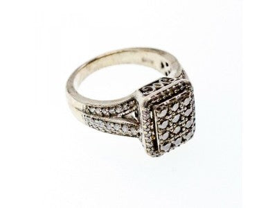 925 Sterling Silver CZ Ring Size 7