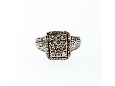 925 Sterling Silver CZ Ring Size 7