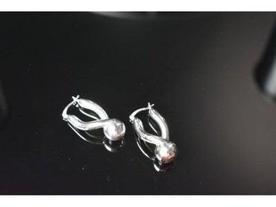 925 Sterling Silver Earrings Italy