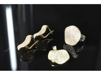 925 Sterling Silver CZ Set