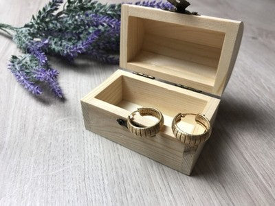 925 Sterling Silver Gold Plated Earrings Italy