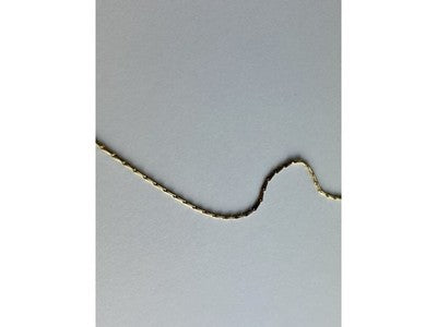925 Sterling Silver Gold Plated Topaz Chain With Pendant