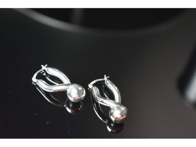 925 Sterling Silver Earrings Italy