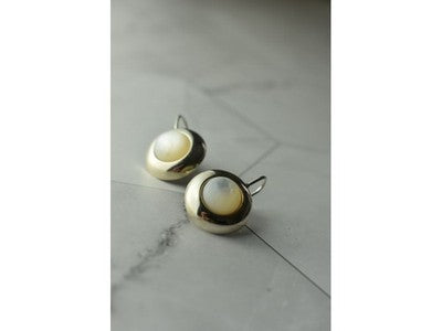 925 Sterling Silver Mother Of Pearl Earrings