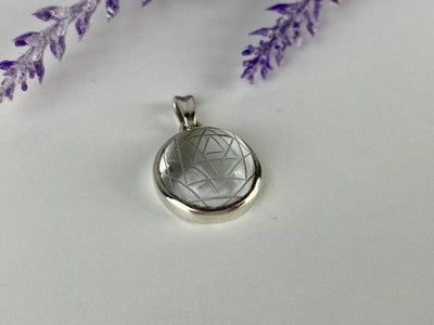 925 Sterling Silver Achroite ( White Tourmaline) Pendant