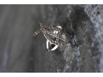 925 Sterling Silver Goshenite Ring Size 6.5
