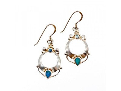Handmade 925 Sterling Silver Turquoise Earrings