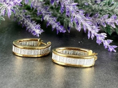 Milor 925 Sterling Silver Gold Plated Earrings Italy