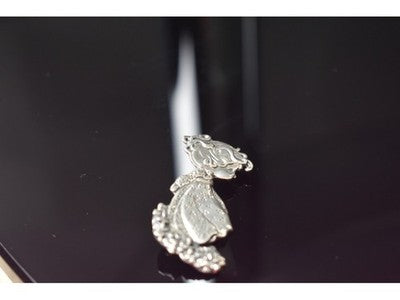 Vintage 925 Sterling Silver "Girl" Brooch