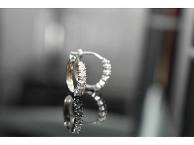 925 Sterling Silver CZ Earrings