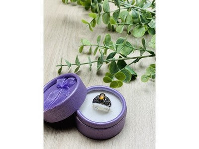 925 Sterling Silver Heliodor Ring Size 6.5