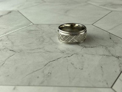 925 Sterling Silver "Spinner" Ring Size 8.5