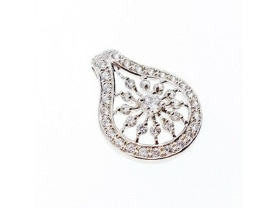 925 Sterling Silver CZ Pendant