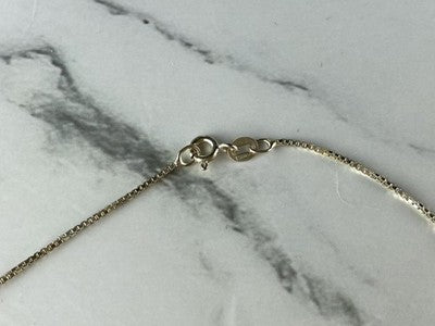 925 Sterling Silver Black Spinel & Goshenite "Heart" Chain With Pendant