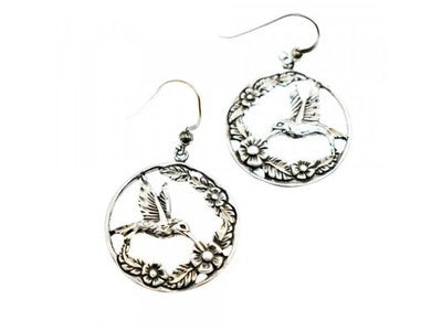 Vintage 925 Sterling Silver "Calibri" Earrings