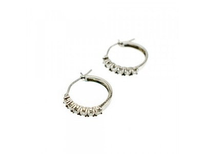 925 Sterling Silver CZ Earrings