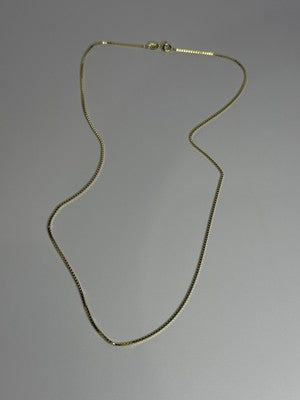 925 Sterling Silver Gold Plated Chain Length 18 Inch