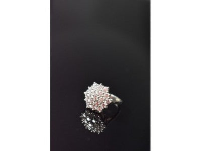 925 Sterling Silver CZ Ring Size 6.5