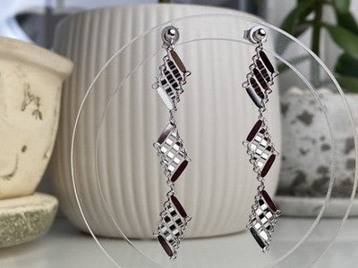 925 Sterling Silver "Luxury" Earrings