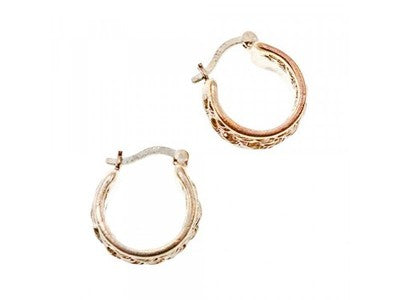 925 Sterling Silver Openwork Earrings