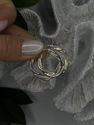 Minimalism Elegant 925 Sterling Silver Earrings