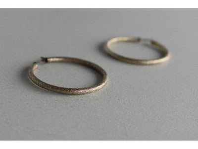 925 Sterling Silver Hoop Earrings Italy