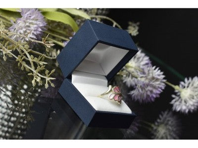 925 Sterling Silver Mother of Pearl Inserts Ring Size 6.5