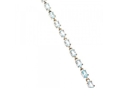 925 Sterling Silver Topaz Bracelet