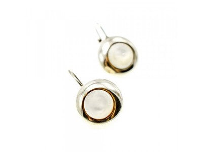 925 Sterling Silver Mother Of Pearl Earrings